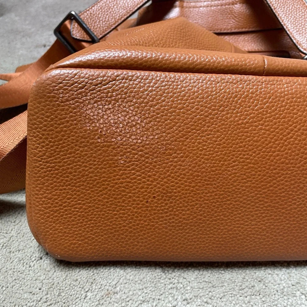 Brown Leather Backpack - Picture 4 of 4